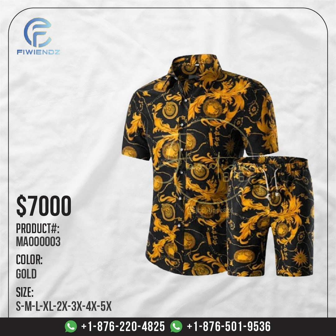 MA000003 - 3 pc matching suits - GOLD